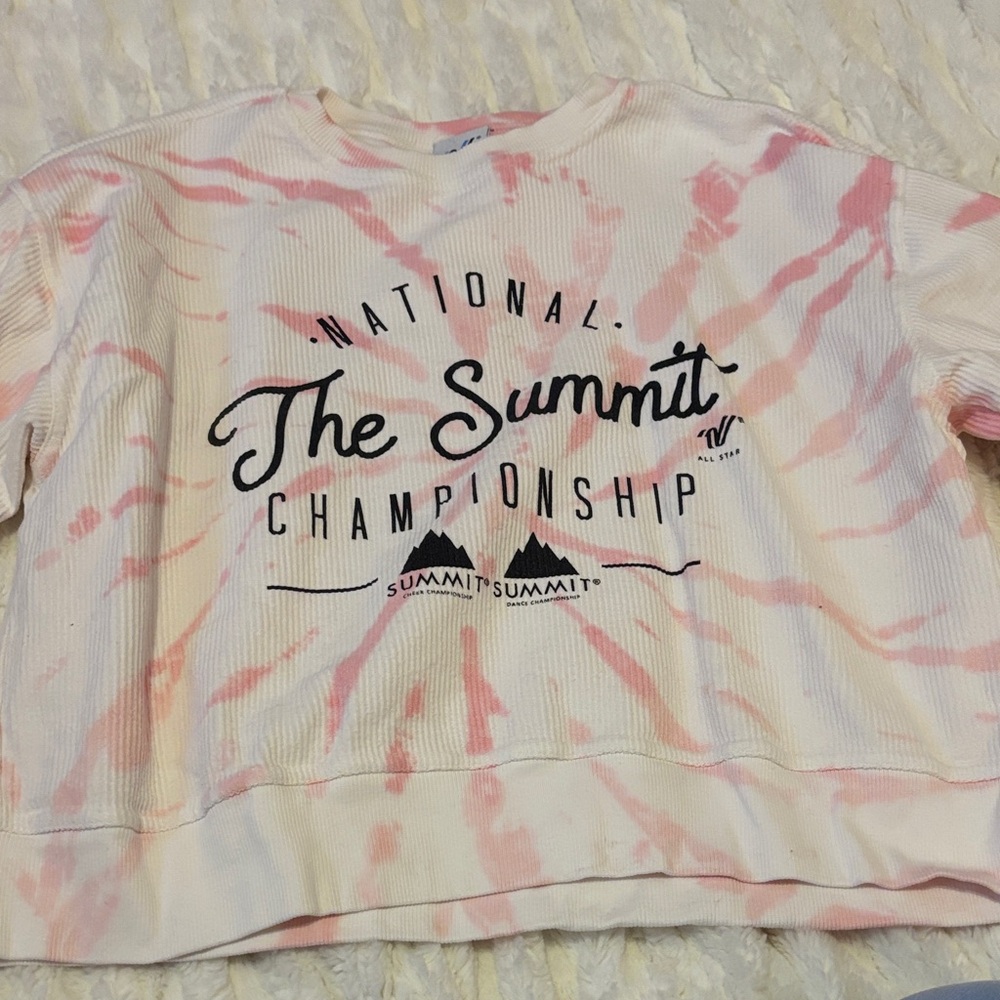 Pink Tie-Dye Summit Championship Sweatshirt